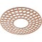 Ekena Millwork Fink Wood Fretwork Pierced Ceiling Medallion, Cherry, 24"OD x 8 3/4"ID x 3/8"T CMWP24X24X0375FFCH - alternate 5